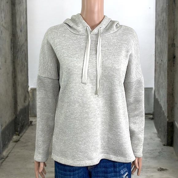 One ❤️ Clothing Oatmeal Fleece Oversized Dropped Shoulder Hoodie - Picture 10 of 16